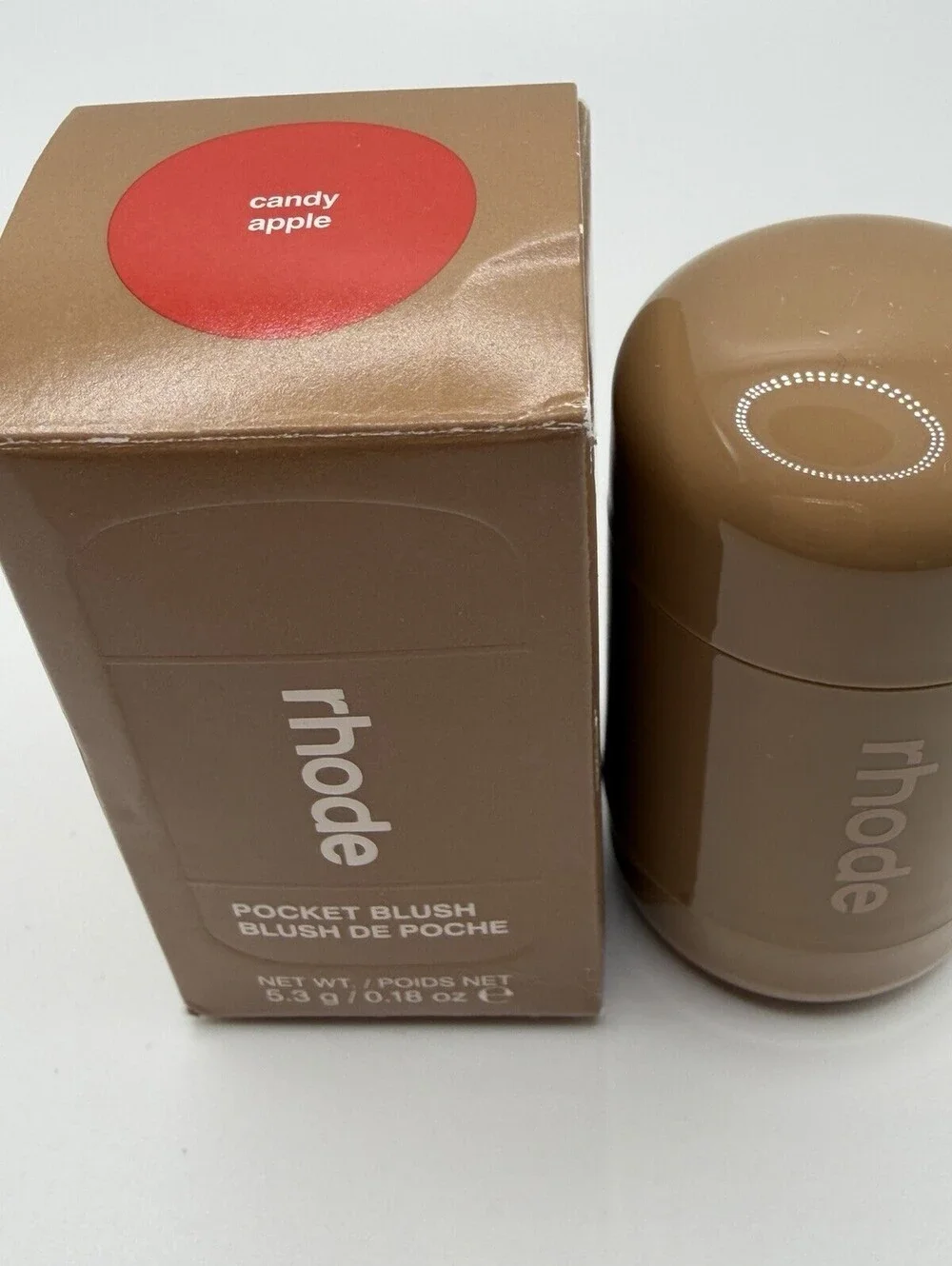 Rhode Pocket Blush Candy Apple 5.3g 0.18oz Cream Blush New In Box Authentic